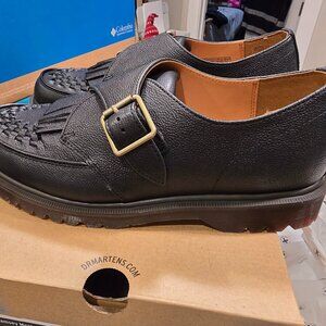 Dr. Doc Martens Ramsey Monk KLT Black Leather Loafer Men’s SZ 10 CREEPERS NEW